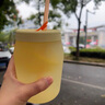 特百惠（Tupperware）吸吸罐550ml女生学生密封带吸管水杯子夏季自制饮品奶昔 奶黄色 实拍图