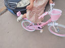 紫榕 儿童自行车女孩单车3-8岁公主款脚踏车男女宝宝小孩童车 公主粉【送货上门】加厚白胎升级 18寸 适合110-130cm 实拍图