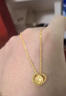 周大生黄金项链足金爱心套链生日送女友老婆妈妈生日纪念日情人节礼物 约5.6g 实拍图