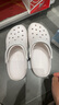 CROCS卡骆驰洞洞鞋男沙滩鞋|10001 白色-100 40(250mm) 实拍图