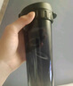 特百惠（Tupperware）茶韵500ML塑料杯男女士学生夏季运动水杯子户外便携大容量 奶茶棕 实拍图