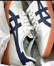 Onitsuka Tiger鬼塚虎复古德训鞋耐磨平底男女鞋休闲板鞋百搭 TOKUTEN 浅灰色/深蓝色 39.5 实拍图