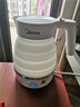 美的（Midea）便携烧水杯电水壶折叠电热水壶 迷你便携小容量婴儿用硅胶材质 0.6L防干烧开水壶 SH06Simple101 实拍图