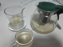 茶壶泡茶器整套茶具茶水分离玻璃耐热泡茶壶花茶套装茶漏 黑把一壶四杯 1000ml 实拍图
