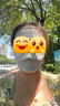蕉下（beneunder）脸基尼女全脸防晒医美面罩防紫外线口罩高颜值骑行面罩护脸蓝烟灰 实拍图