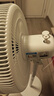 美的（Midea）【品质推荐】七叶轻音柔风电风扇/家用省电落地扇/台式电扇/广角摇头节能宿舍小型风扇 SAE35CA 实拍图