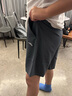 安踏短裤男五分运动裤夏季冰丝透气运动速干裤宽松休闲裤跑步健身裤 -1男装灰【斜插方便口袋】 S (165) 适合90-100斤 实拍图