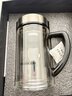 希诺双层玻璃杯男家用商务办公水杯带手柄泡茶杯子XN-9321 435mL 实拍图