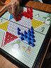先行者跳棋磁石折叠棋盘E-801 特大号升级款便携式游戏棋桌面游戏儿童棋 实拍图