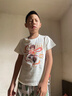 【2件套】男童套装哪咤儿童运动服2025新款男大童纯棉短袖两件套 风火轮象牙白+风火哪吒K黑 130 实拍图