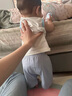 奇莫（Q-MO）轻柔婴儿拉拉裤超薄透气干爽尿不湿宝宝弹力裤男女宝宝通用尿裤 弹力裤 XL码6片【试用装款】 实拍图