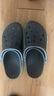 卡骆驰crocs洞洞鞋贝雅卡骆班轻便耐磨一脚蹬休闲鞋|205089 石板灰/青柠绿-0GX 43 (270mm) 实拍图