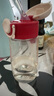 G.DUCKKIDS小黄鸭儿童弹盖吸管水杯500ml 带提绳弹盖设计安全卡扣海曼红 实拍图
