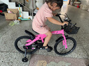 【京东物流】新款儿童自行车男女孩2-10岁脚踏车小孩单车带辅助轮 常规运动款 粉色 18寸（120厘米-140厘米） 实拍图