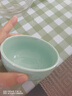 苏氏陶瓷（SUSHI CERAMICS）青瓷釉陶瓷碗花开富贵米饭碗汤碗6件套装餐具 实拍图