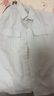 森马（Semir）短袖T恤男装纯棉衬衣外套工装做旧水洗夏季上衣101324104111 实拍图
