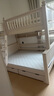 芬丽斯 实木儿童简约轻奢奶油风高低上下铺床男女孩成人子母高箱两层床 爬梯床+书架+双抽+2张优质床垫 下铺1.35*1.9米 上铺1.05*1.9米 实拍图