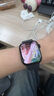 Apple/苹果 Watch Series 10 智能手表GPS款46毫米亮黑色铝金属表壳黑色运动型表带M/L MX273CH/B 实拍图