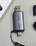 绿巨能（llano） USB/Type-C读卡器3.0高速 SD/TF多功能 适用电脑/平板/手机/苹果16/15 支持相机ccd监控内存卡 实拍图