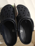 卡骆驰crocs洞洞鞋贝雅男鞋女鞋轻便耐磨一脚蹬拖鞋休闲鞋|10126 深蓝-410 44 (280mm) 实拍图