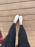 ZHR女士小白鞋女百搭真牛皮女鞋轻便透气学生休闲鞋子女 A67N 米灰37 实拍图