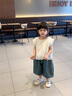 G.duck小黄鸭女童夏装套装2026新款儿童服装中小童女孩衣服娃娃衫两件套 图片色 90 cm 实拍图