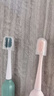 引域适配usmile笑容加电动牙刷头Y1/Y1S/Y20/U1/U2/P1/P3/P4/P10/P20pro大理石通用呵护软毛专业款刷头 4支 绿色专业款｜高效清洁（单管独立包装） 实拍图
