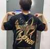 BOY LONDON【时光轮环】短袖情侣款春夏老鹰光环黑色T恤N01902 黑色 XL 实拍图