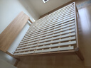 无印良品（MUJI）实木床 OA/WN 住宅家具简约 白橡木风格/黑胡桃风格 OA 加大双人 长212*宽184*高103.4cm 实拍图