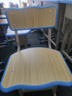 励耘家具  中小学生课桌椅写字桌家用小课桌学校培训班辅导班书桌升降学习桌 蓝色单人双柱方登(10套起拍) 实拍图