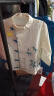 Classic Teddy儿童套装男童汉服中小童衣服裤子两件套国风新中式纯棉 蓝绿 120  实拍图