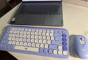 罗技（Logitech）POP ICON KEYS无线蓝牙键盘 AI轻音薄膜电脑办公键盘鼠标套装 mac ipad键鼠套装泡泡键盘自定义键 POP ICON COMBO 紫色 实拍图