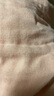 嫚熙（EMXEE）婴儿纱布浴巾新生儿童宝宝纯棉纯色浴巾【礼盒装】 雪糕粉 95*95cm 实拍图