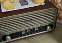 山水M880复古音箱卧室木质音箱FM收音机经典迷你桌面高档低音炮蓝牙收音机迷你音响CD碟片播放机 升级版M880【发烧级】复古CD音响 实拍图