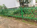 不锈钢仿竹护栏菜园围栏新农村市政护栏户外庭院栅栏仿竹篱笆栅栏 不锈钢（枯黄色/绿色/灰色） 实拍图