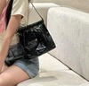 CHARLES&KEITH质感菱格链条小方钱包女包包女包生日礼物CK6-10680924 Black黑色 XS 实拍图