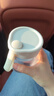 京东京造Tritan随行杯儿童便携杯男女学生运动水杯子随手杯 白色 360ml 实拍图