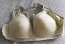 十月结晶 孕妇内衣女聚拢哺乳文胸怀孕期喂奶专用上开扣文胸 绿格 L码 实拍图