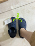 卡骆驰（CROCS）贝雅卡骆班儿童洞洞鞋沙滩鞋男女童包头拖鞋/207018/207019 深蓝色-410 34 (205mm) 实拍图