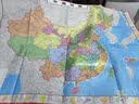中国世界折叠地图套装 1米*0.7米防水耐磨撕不烂桌面悬挂两用 实拍图
