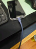 罗马仕苹果数据线快充线编织PD27W/20W通用iPhone14/13/12Promax/11Pro手机充电线 2米 钛蓝色 实拍图