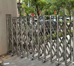 金凯邦不锈钢电动伸缩门工地工厂自动折叠大门遥控庭院收缩推拉门 型号：极光-B-911 实拍图