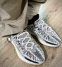 阿迪达斯YEEZY350条纹斑马椰子夏日透气男女休闲鞋IG9608 43 实拍图