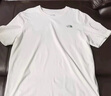 北面（The North Face）短袖T恤男女情侣款小熊宽松休闲透气半袖 米白色 XL /180 实拍图