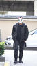 凯撒（KAISER）皮衣男头层油蜡牛皮鹅绒服2025冬季新款连帽拉链款活里活面皮外套 黑色 XL (175) (适合125-140斤) 晒单实拍图