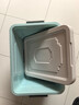 亮宝塑料收纳箱特大号家用大容量整理储物箱子多功能装衣服玩具收纳盒 北欧蓝 更实惠【两个装】大号 实拍图