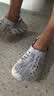 卡骆驰（CROCS）波波大理石纹洞洞鞋舒适轻便男沙滩鞋包头拖鞋女鞋|208454 月光灰/彩色-1NL 41 /42(260mm) 实拍图