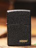 ZIPPO打火机原装正版黑裂漆236 进口正版个性定制刻字年货礼物男士防风 百家姓 实拍图