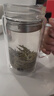 富光双层玻璃杯支持团购定制泡茶杯办公杯带把 大容量男女水杯子580ML 实拍图