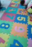 子依婴儿童拼接泡沫地垫爬爬垫宝宝爬行垫数字字母拼图床边垫子榻榻米 数字10片装 31.5*31.5*1cm送边条 实拍图
